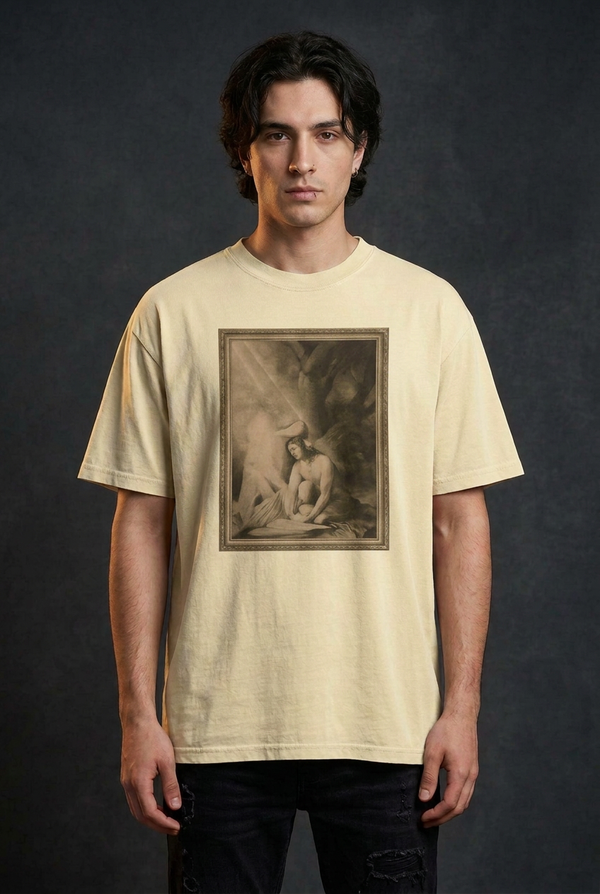 "The God Who Comforts Us" – Sepia Faith Tee